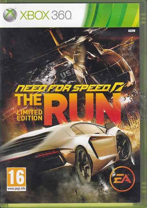 Need for Speed the Run Limited Edition - XBOX 360 (B Grade) (Genbrug)